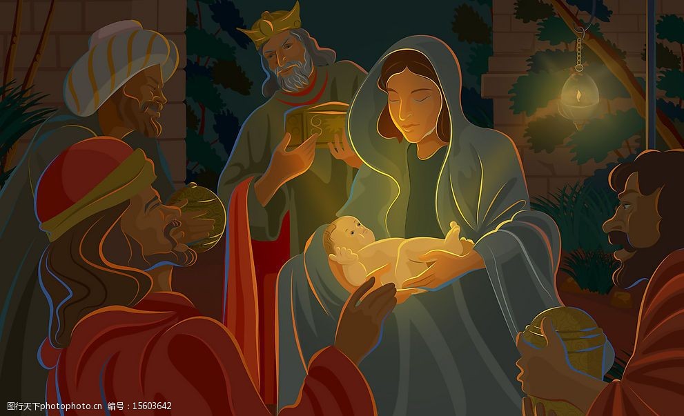 耶稣诞生图片