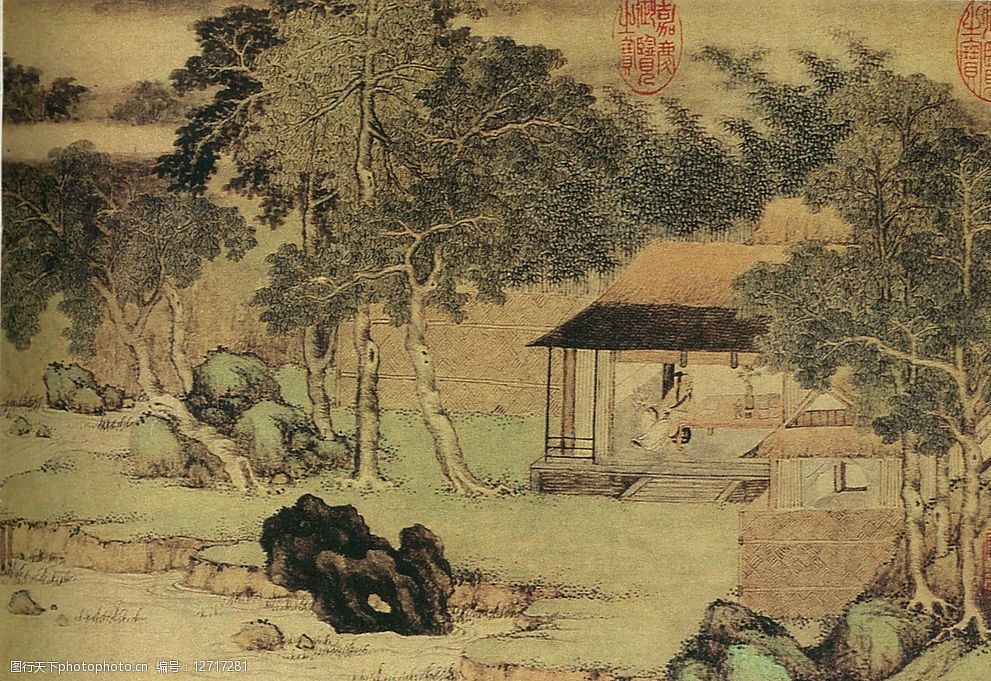 中国古代山水画 国画 文化艺术 绘画书法 古画517张 设计图库 300 jpg