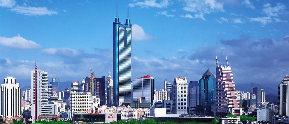 城市高楼背景图片