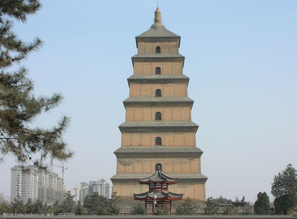 关键词:超清晰 西安大雁塔 西安 大雁塔 风景 人文景观 自然景观 建筑