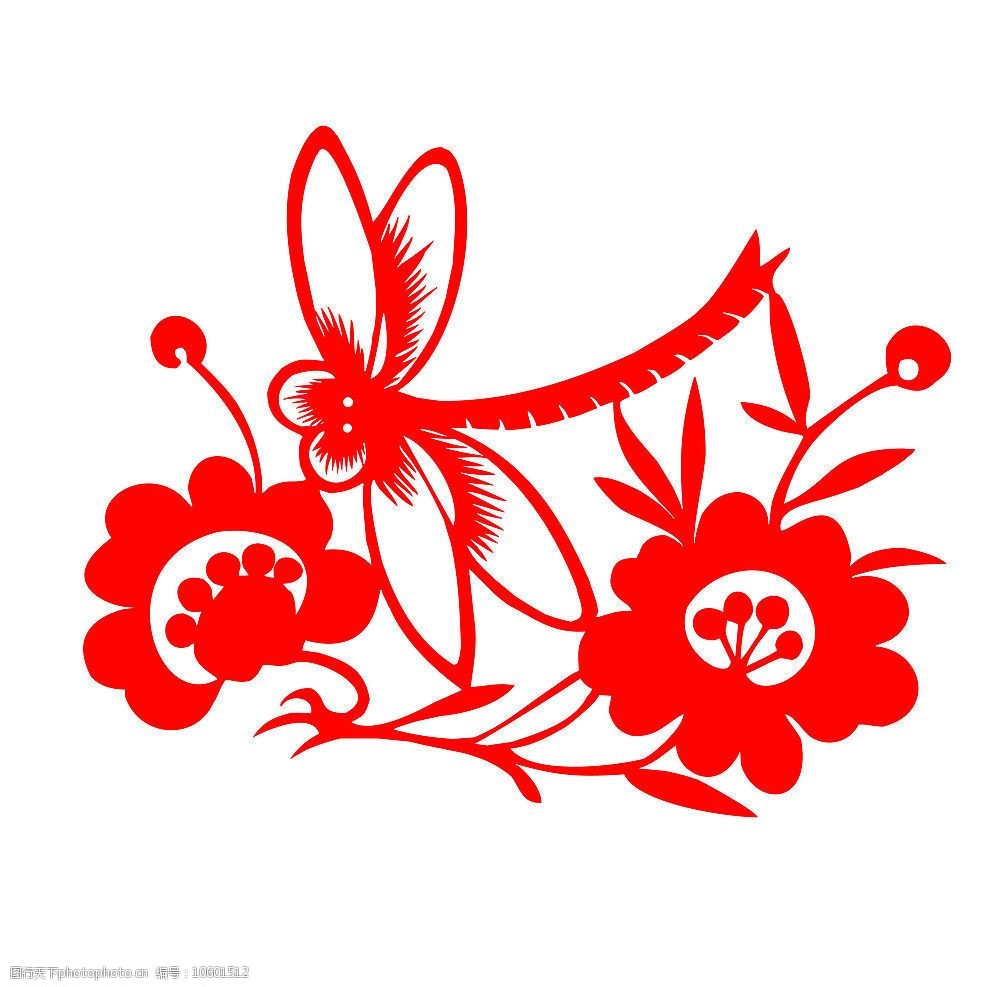 关键词:剪纸蜻蜓 民间剪纸 文化艺术 传统文化 矢量图库   ai