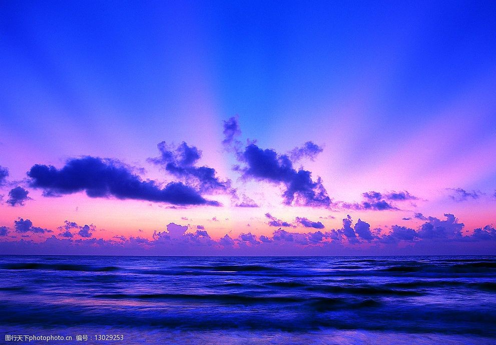 海边清晨日出图片
