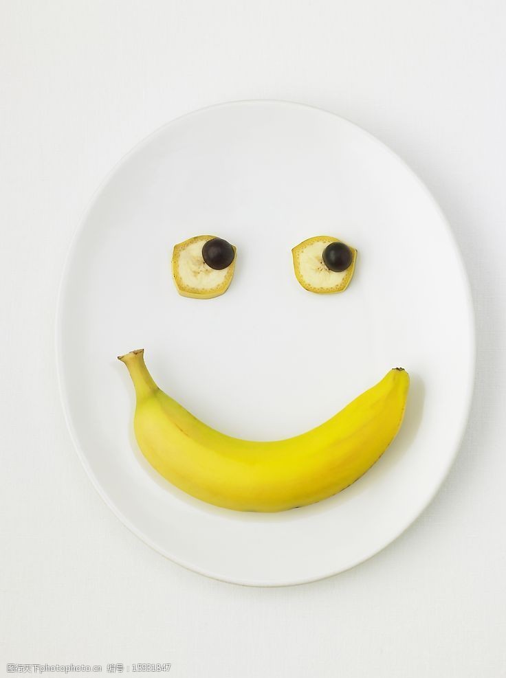 香蕉笑脸图片