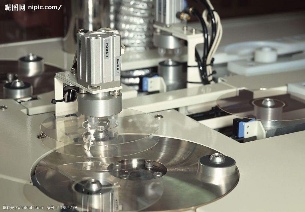 光盘制作生产线图片