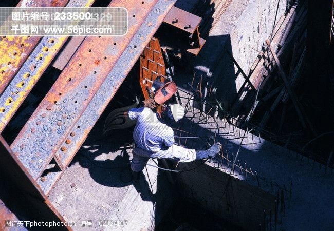 建筑营造工地建筑工人建筑工地建筑物建筑钢材