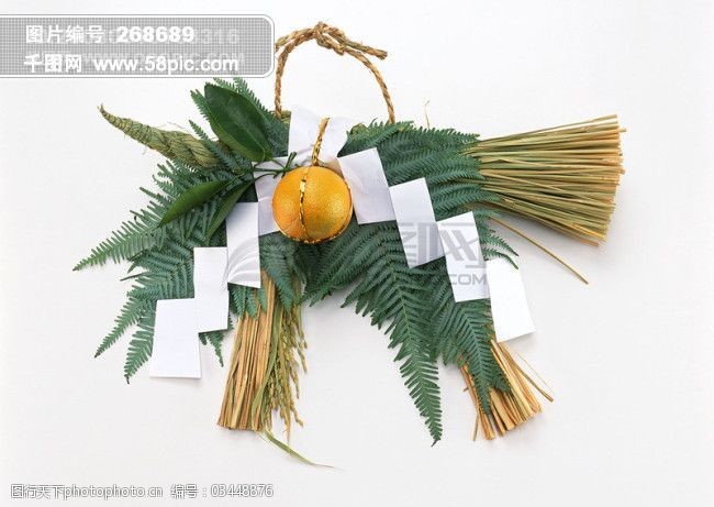 岛国节日小饰品稻草树叶装饰品