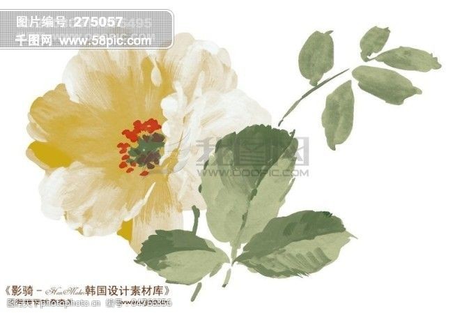 花纹花朵装饰修饰hanmaker韩国设计素材库