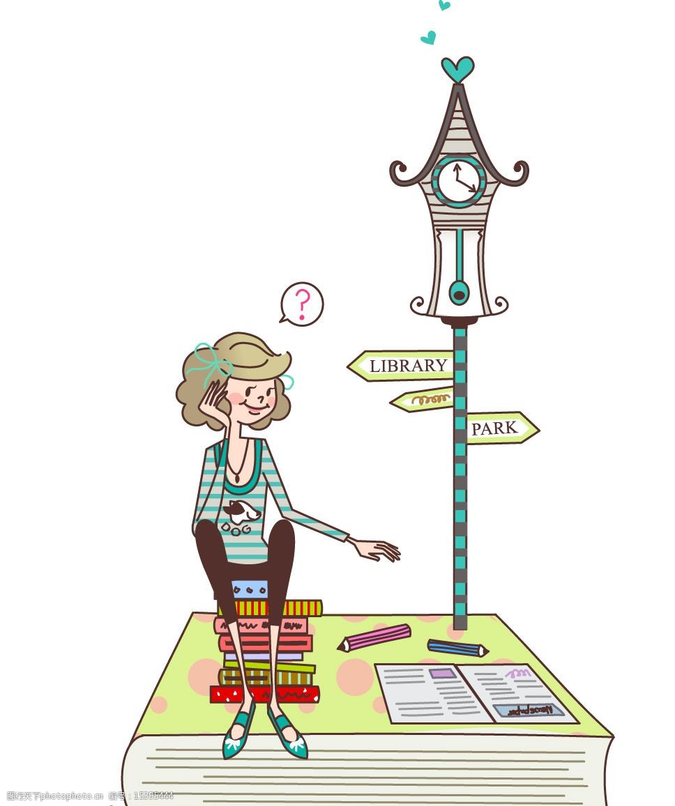 简约风格的生活休闲插画_19矢量图图片