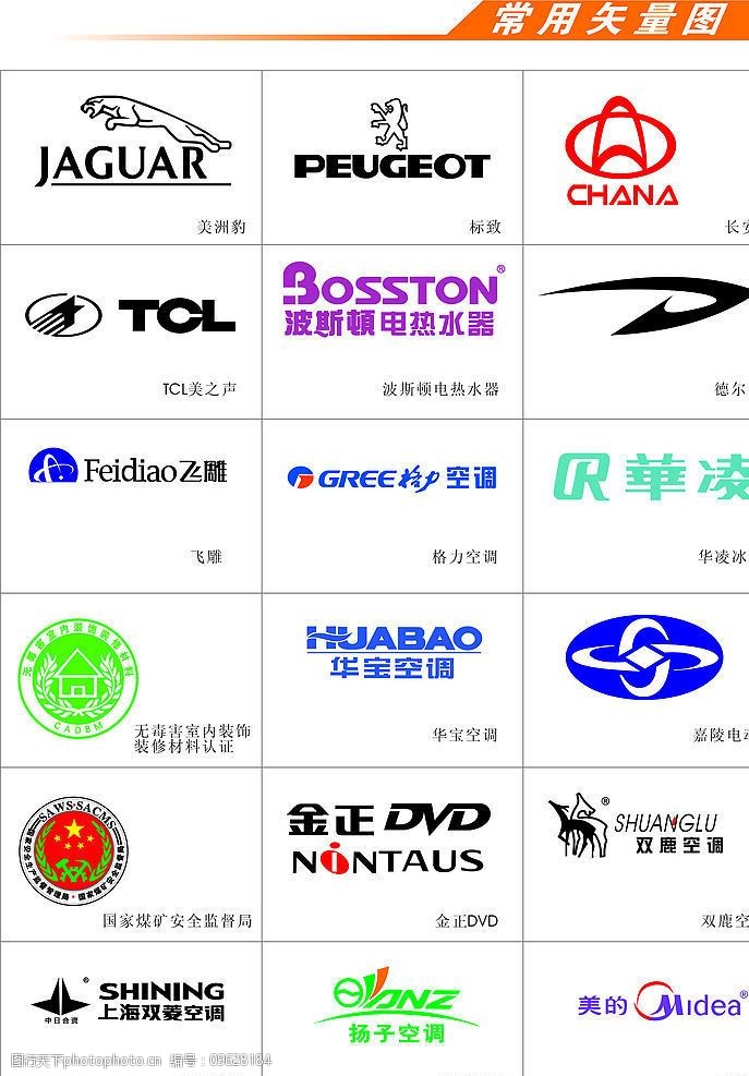 中国著名商标大全图片