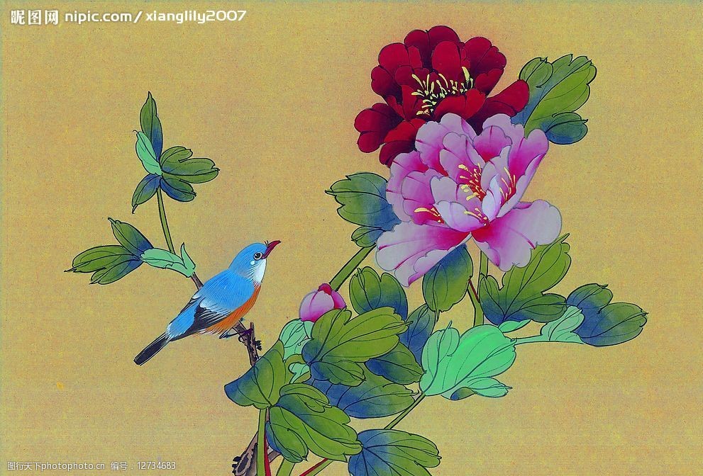 关键词:国画花鸟 国画 花鸟 精美 素材 国粹 精品 文化艺术 绘画书法