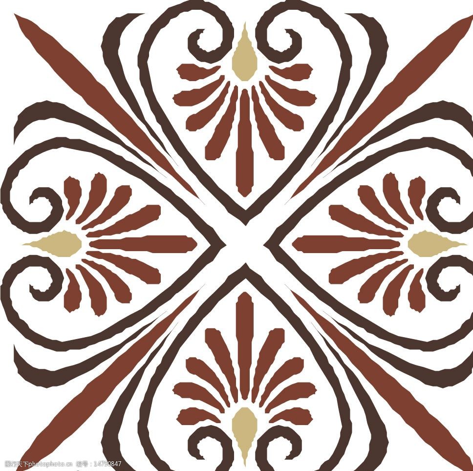 古典时尚花纹花边图片