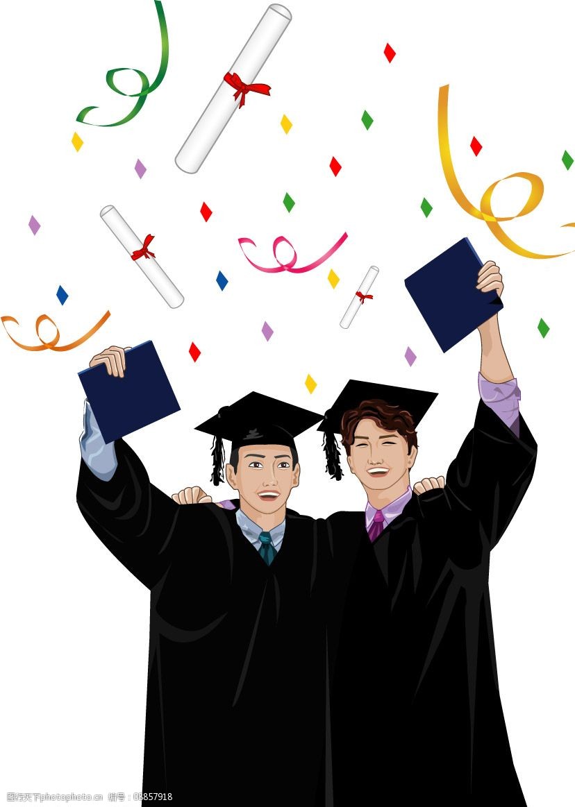 组合人物矢量图片