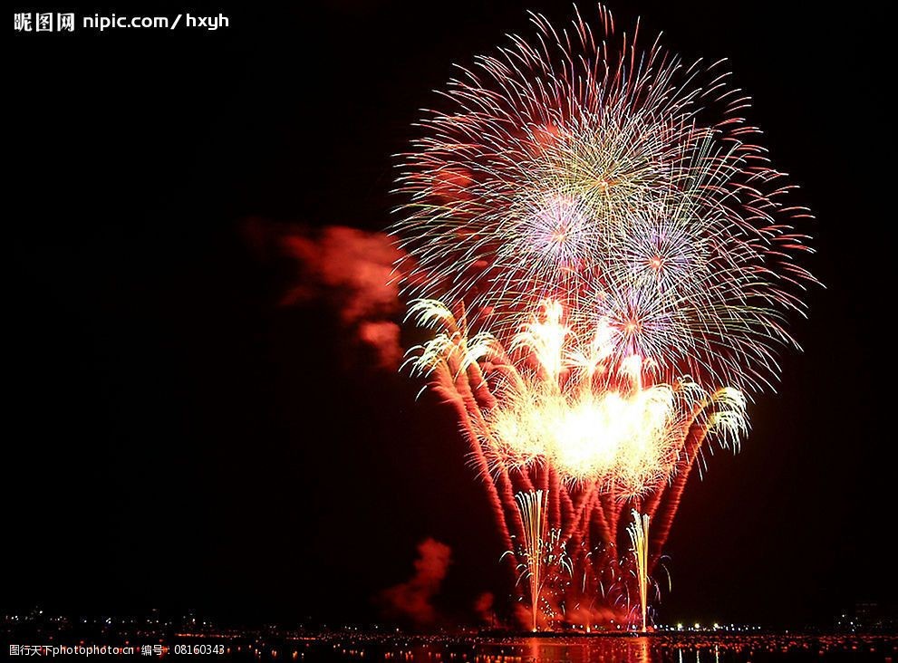 新年烟火图片