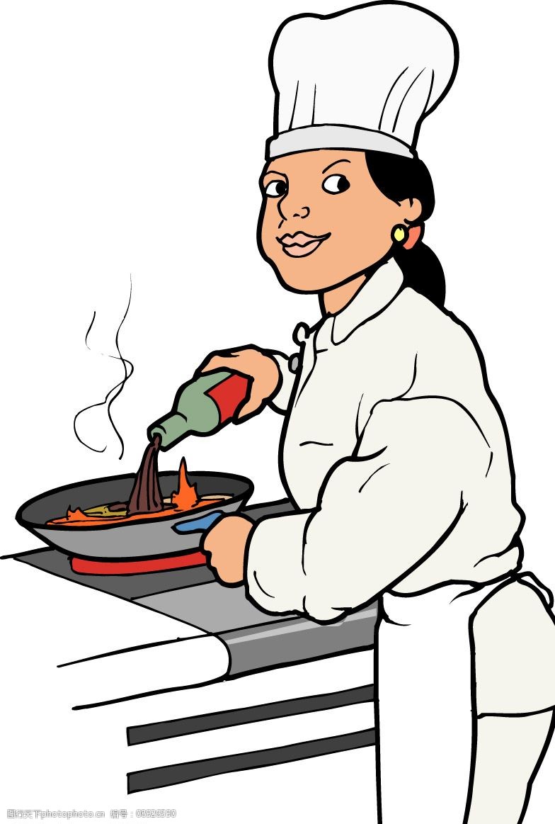 厨师动漫图片霸气图片