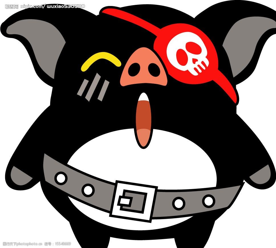 海盗猪图片