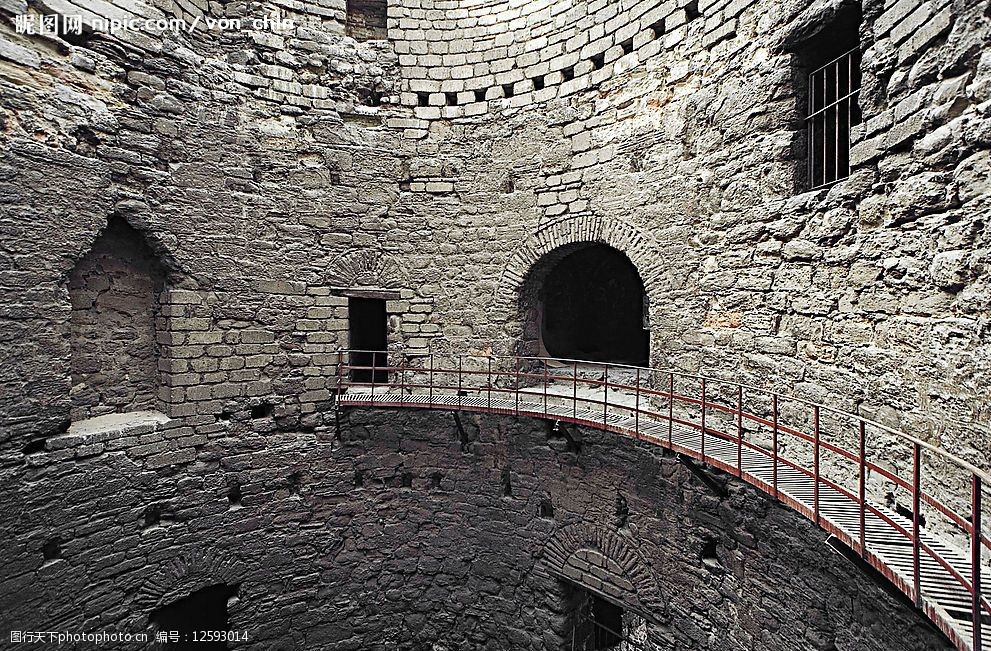 古堡堡城堡古建筑物王宫宫廷宫墙图片