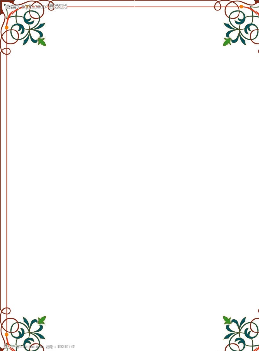 边框类缎带横幅精致矢量花纹图片