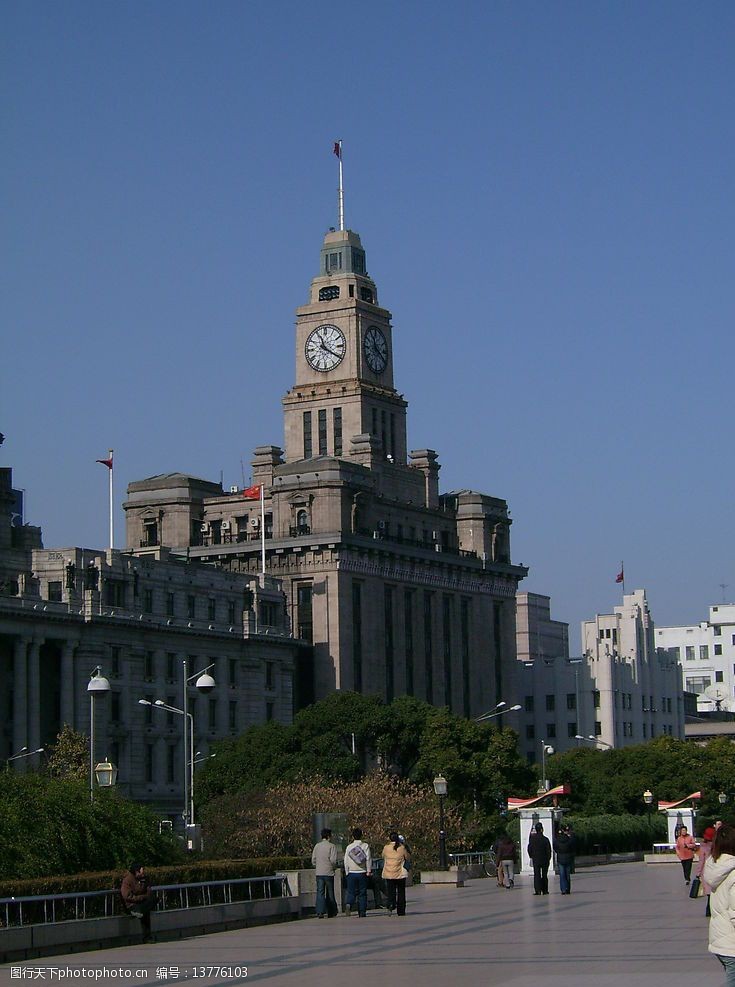 上海钟楼照片图片
