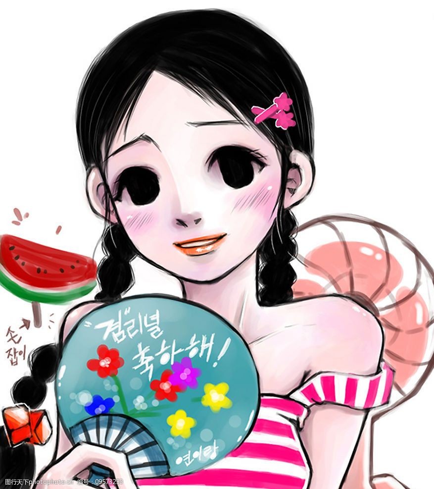 关键词:韩国咔咿哇可爱女孩 时尚 手绘 插画 清纯 动漫动画 动漫人物