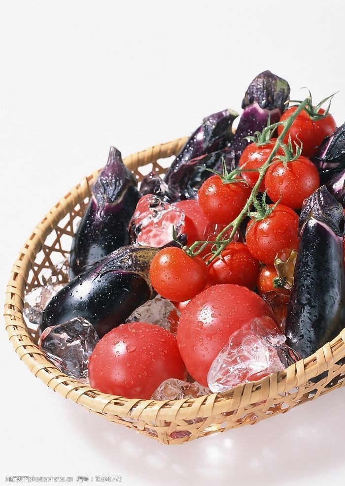 番茄和茄子图片