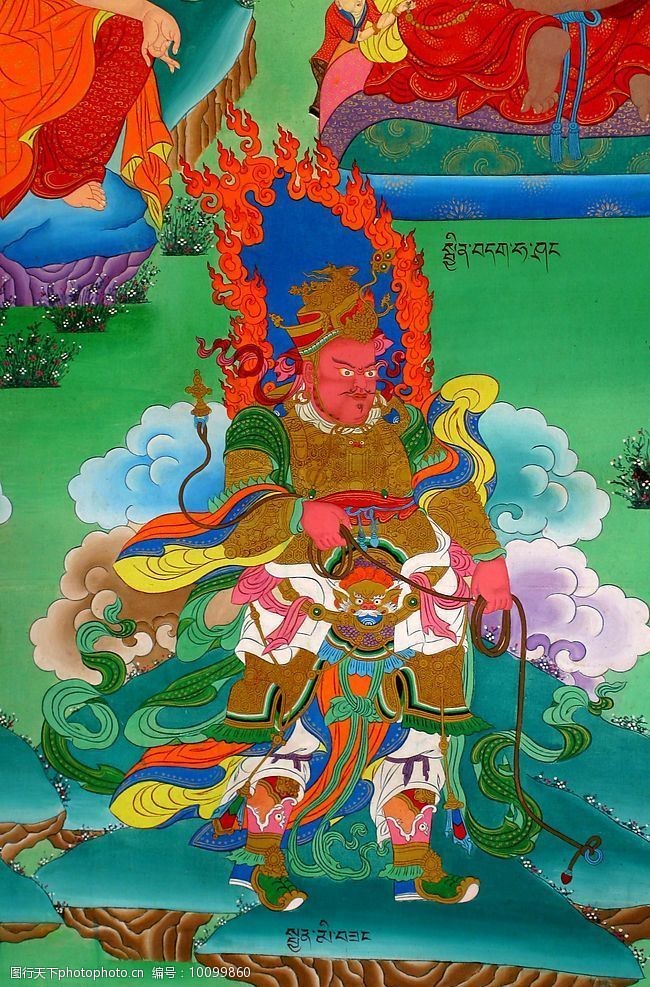 藏传佛教壁画唐卡图片