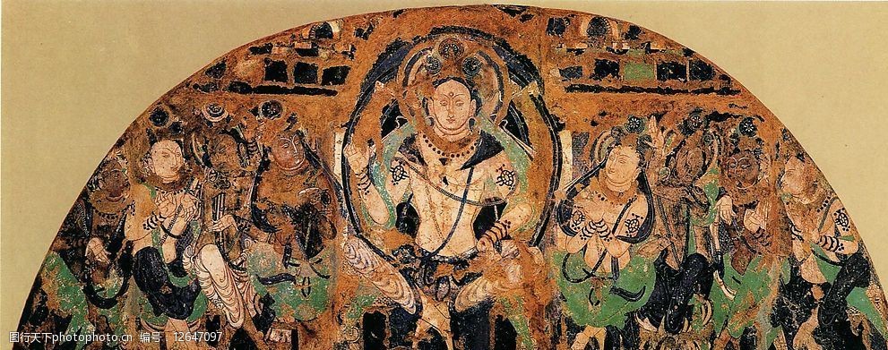 弥勒说法图图片