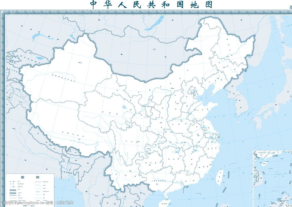 中国政区图图片