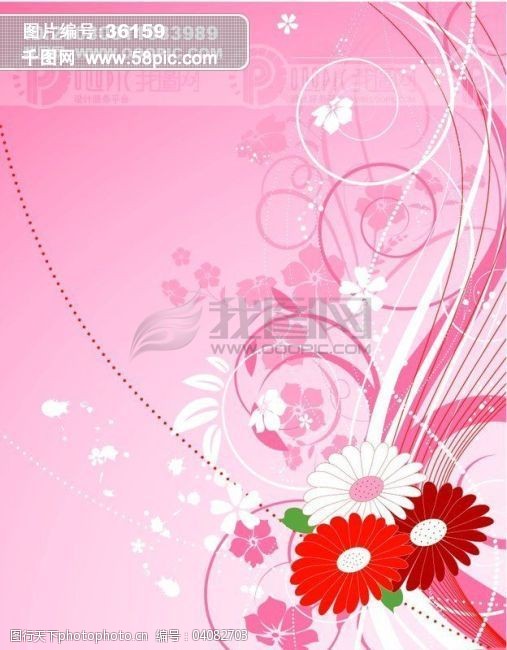 背景花纹花边韩国花纹装饰花纹矢量欧美花纹元素图片-图行天下图库