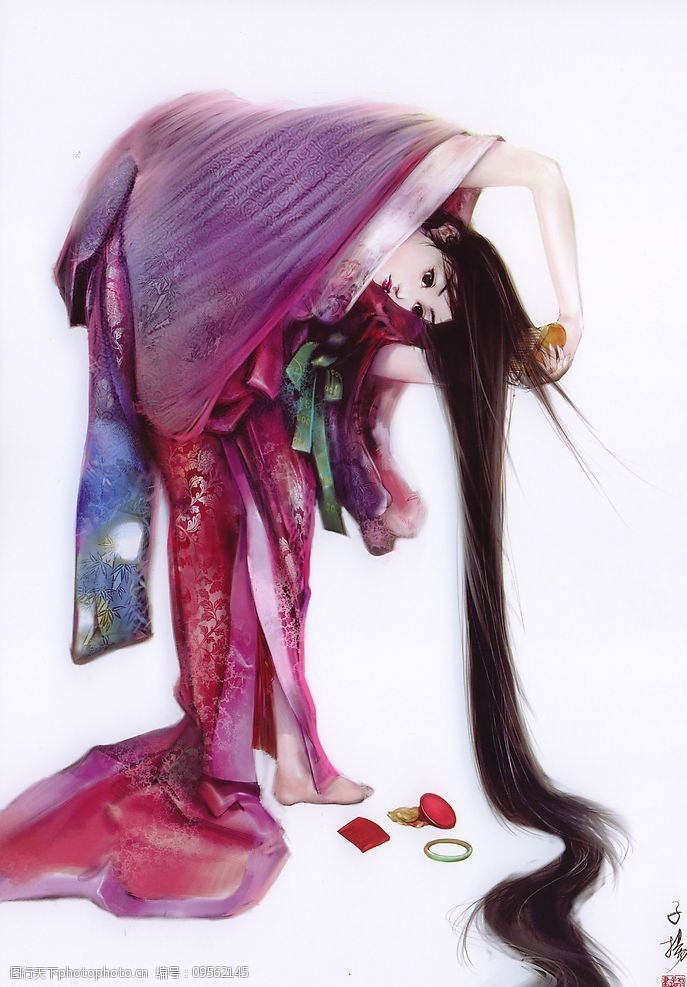 翁子扬复制原画集图片