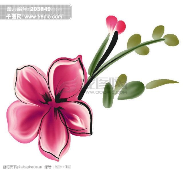 花纹画框花框花边边框相册模板装饰韩国花纹图库2psd分层素材源文件