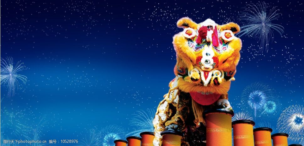 关键词:舞狮子 psd分层素材 背景素材 源文件库 100dpi psd